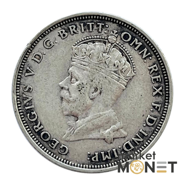 Срібна монета 1 флорін 1927 року Австралія 925 Відкриття будівлі парламенту в Канберрі