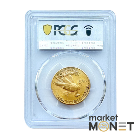 Золота монета 10 доларів 1926 США 900 16.72 г. Голова Індіанця у слабі MS 63