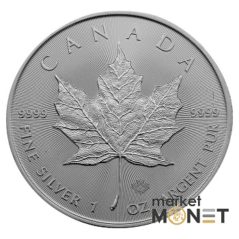 Срібна монета 5 доларів 2021 Канада 999 1 Oz Канадський кленовий лист Срібна монета 5 доларів 2021 Канада 999 1 Oz Канадський кленовий лист