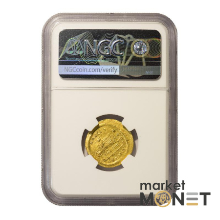 Золота монета 602 - 610 років Солід Фокі Константинополь в слабі Ch AU