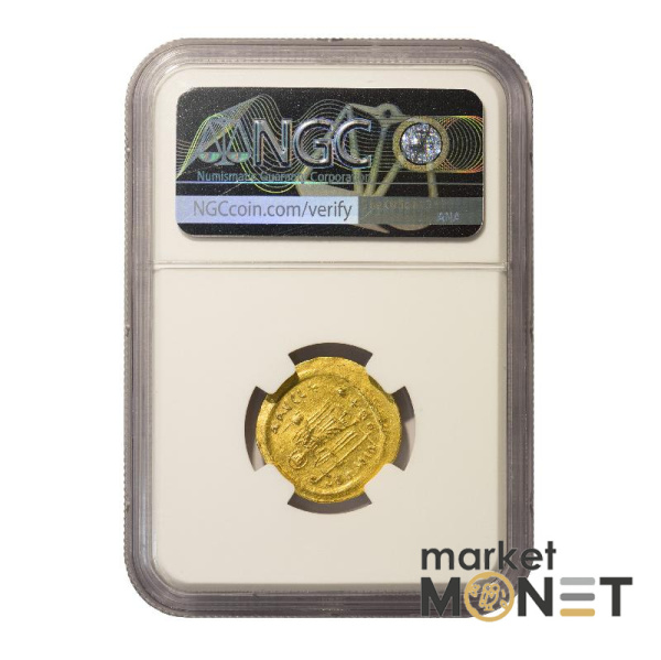 Золота монета 602 - 610 років Солід Фокі Константинополь в слабі Ch AU