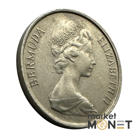 Монета 5 центів 1970 Бермудські Острови Королева Єлизавета II (4.17)