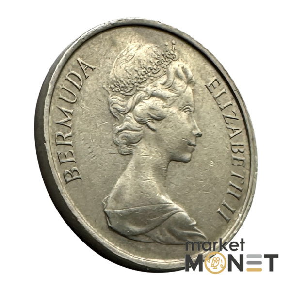 Монета 5 центів 1970 Бермудські Острови Королева Єлизавета II (4.17)