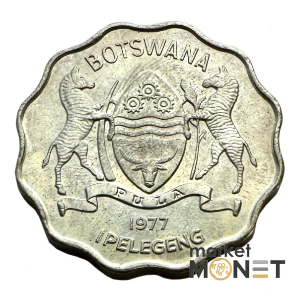 Монета 1 пула 1976 Ботсвана (1)