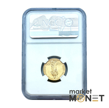 Золота монета 100 лір 1941 Ватикан 900 5.19 г. у слабі АU 53