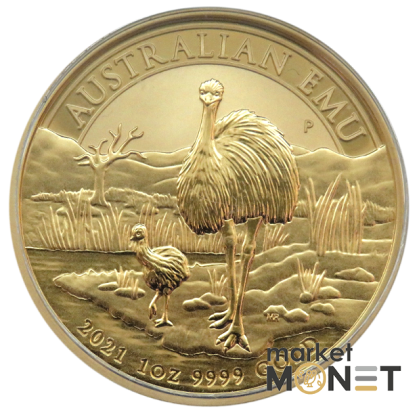 Золота монета 1oz Ему 100 доларів 2021 Австралія