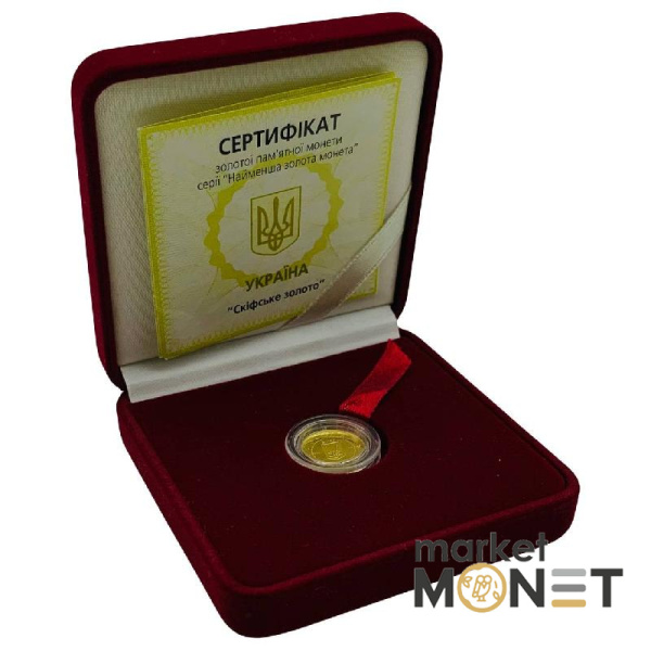 Золота монета 2 грн "Скіфське золото" Вершник 2005 р. Україна