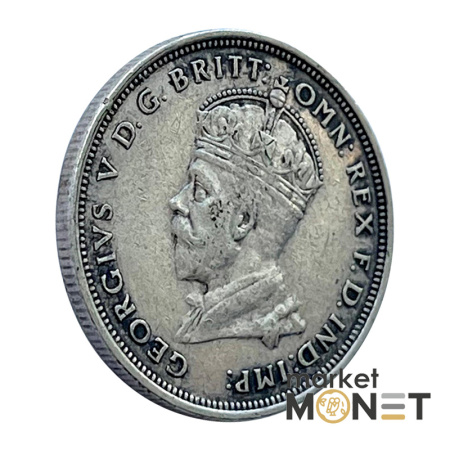 Срібна монета 1 флорін 1927 року Австралія 925 Відкриття будівлі парламенту в Канберрі