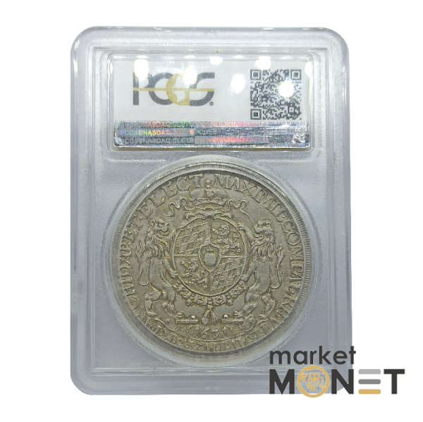 Срібна монета 1 талер 1631 року Баварія Німеччина