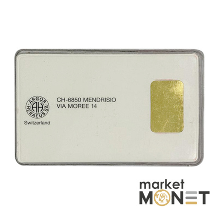 Золотий злиток 2 грами ARGOR-HERAEUS