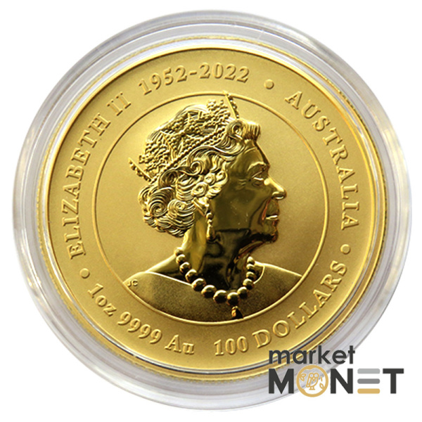 Золота монета 100 доларів 2024 Австралія 999 1oz  Лунар ІІІ - Рік Дракона
