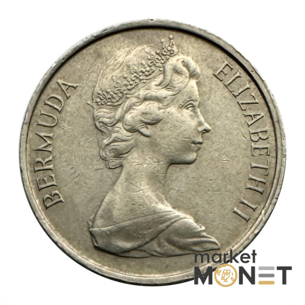 Монета 5 центів 1970 Бермудські Острови Королева Єлизавета II (4.17)