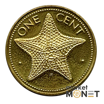 Монета 1 цент 1974 року Багамські острови Королева Єлизавета II (1)