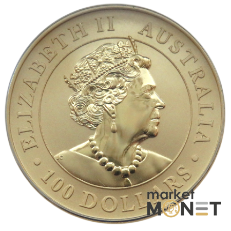 Золота монета 1oz Кенгуру 100 доларів 2021 Австралія
