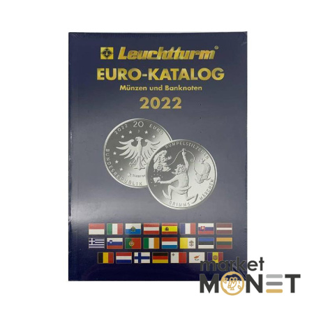 Каталог банкнот та монет євро 1999-2022 гг. Видання німецькою мовою