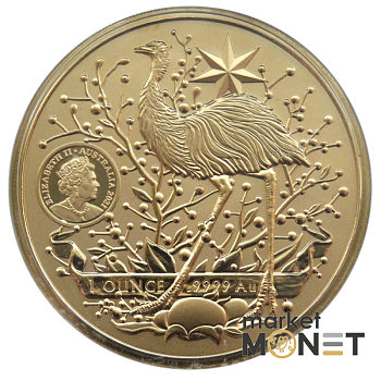 Золота монета 1oz Герби Австралії 100 доларів 2021 Австралія