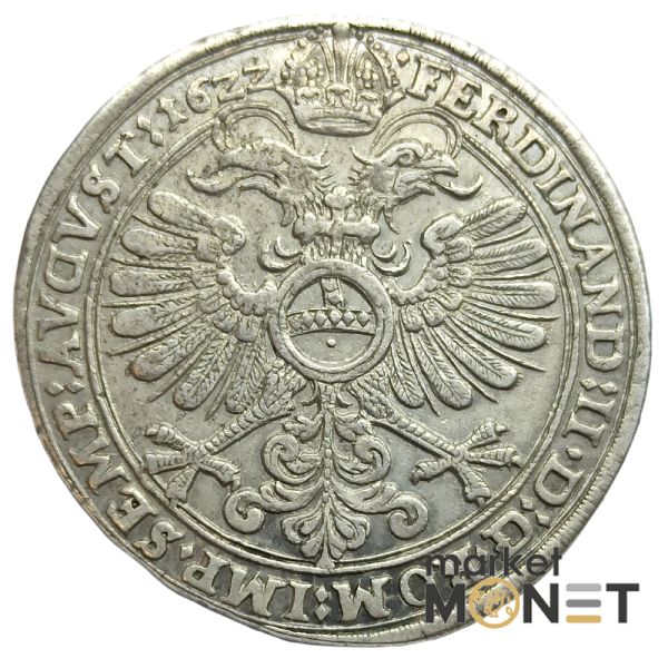 Срібна монета 1 талер 1622 года Фридрих II Німеччина