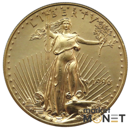 Золота монета 1 oz Американський Орел 50 доларів 1996 США