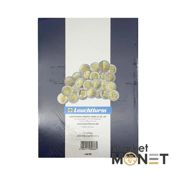 Каталог банкнот та монет євро 1999-2022 гг. Видання німецькою мовою