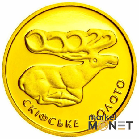 Золота монета 2 грн "Скіфське Золото" Олень 2011 р. Україна