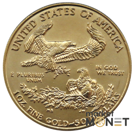 Золота монета 1 oz Американський Орел 50 доларів 1996 США