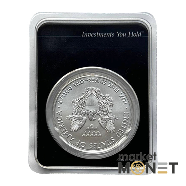 Срібна монета 1oz 2016 США Американський Орел APMEX