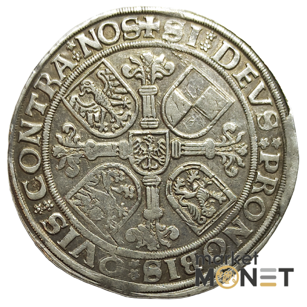 Срібна монета 1 талер 1539 Німеччина