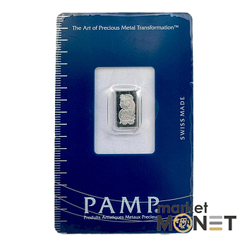 Платиновий злиток 1 грам PAMP