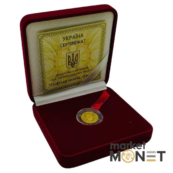 Золота монета 2 грн "Скіфське Золото" Олень 2011 р. Україна