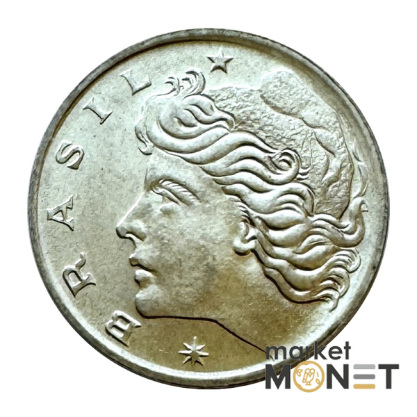 Монета 1 сентаво 1975 рік Бразилія (8.18)