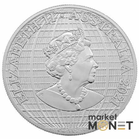 Срібна монета 1 долар 2021 Австралія 999 1 Oz Під південним небом