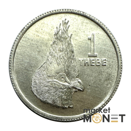 Монета 1 тхебе 1976 Ботсвана (1)