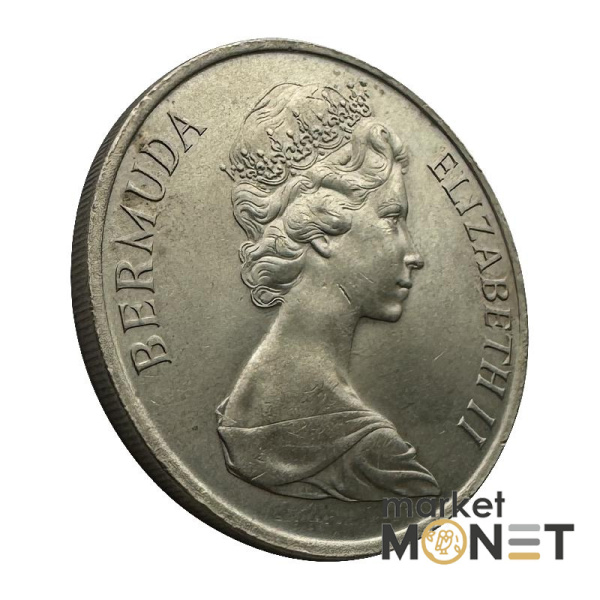 Монета 50 центів 1970 Бермудські Острови Королева Єлизавета II 