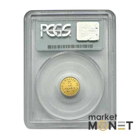 Золота монета 5 франків 1813 С Вестфалія у слабі MS61