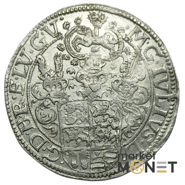 Срібна монета 1 талер 1586 Брауншвейг Німеччина