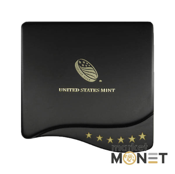 Золота монета 25 центів 2016 Стояча Свобода