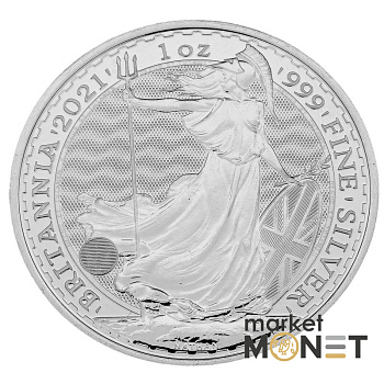 Срібна монета 2 фунти 2021 Великобританія 999 1 Oz Британія Срібна монета 2 фунти 2021 Великобританія 999 1 Oz Британія