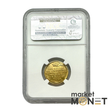 Золота монета хрестильний дукат Нюрнберг 3,4 г. 