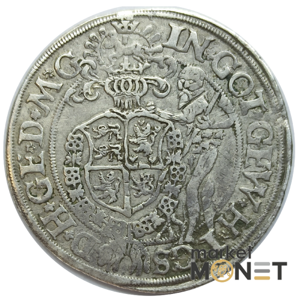 Срібна монета 1/2 талеру 1559 року Брауншвейг Німеччина