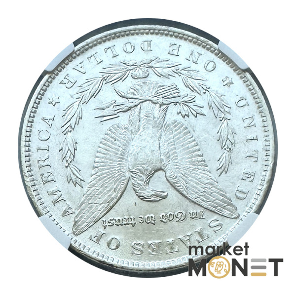 Срібна монета 1 долар 1888 США 900 долар Моргана, монетний двір - Філадельфія, в слабі MS 64 