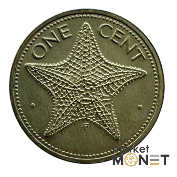 Монета 1 цент 1974 року Багамські острови Королева Єлизавета II (2)