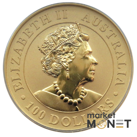 Золота монета 1oz Ему 100 доларів 2021 Австралія