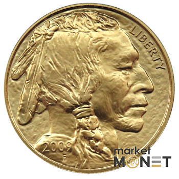 Золота монета 1oz Американський Бізон (Баффало) 50 доларів 2009 США