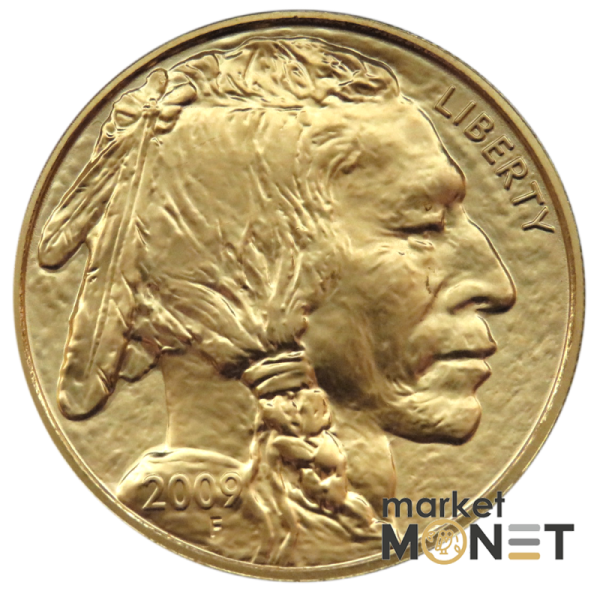 Золота монета 1oz Американський Бізон (Баффало) 50 доларів 2009 США